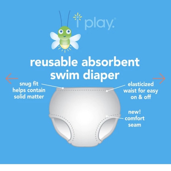 Iplay ( I play. )swim suit size 12 months EUC 💙⚓️❤️ - Picture 3 of 10